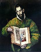 El Greco Lukas als Maler oil on canvas